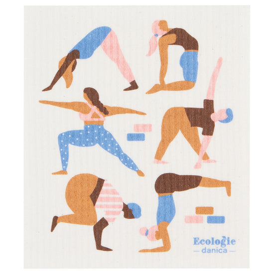 now designs Yoga Swedish Dishcloth