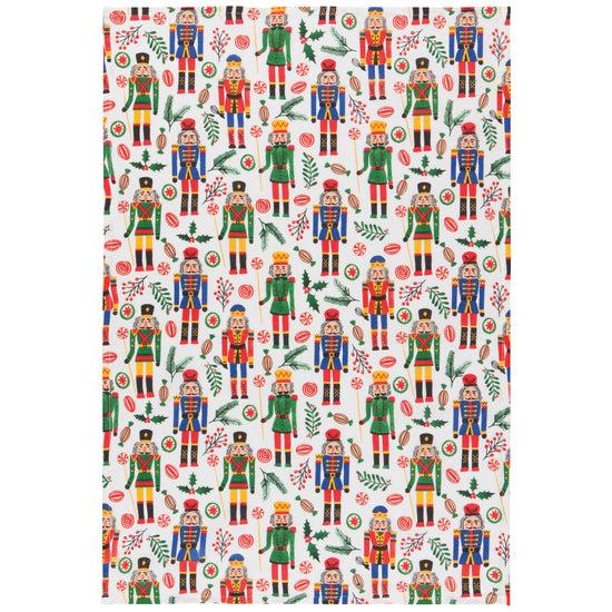 Now Designs Nutcracker Bakers Floursack Dishtowels Set Of 3