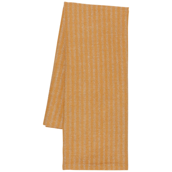 Now Designs Ochre Stripe Linen And Cotton Dishtowel