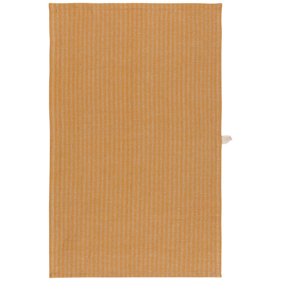 now designs Ochre Stripe Linen and Cotton Dishtowel