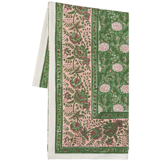 Now Designs Peony Block Print Tablecloth 60 X 90 Inches