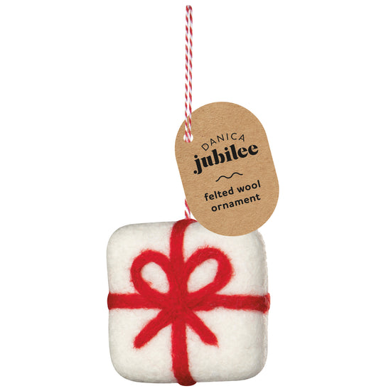 Now Designs Presents Felt Christmas Tree Ornaments - 3 Assorted Styles