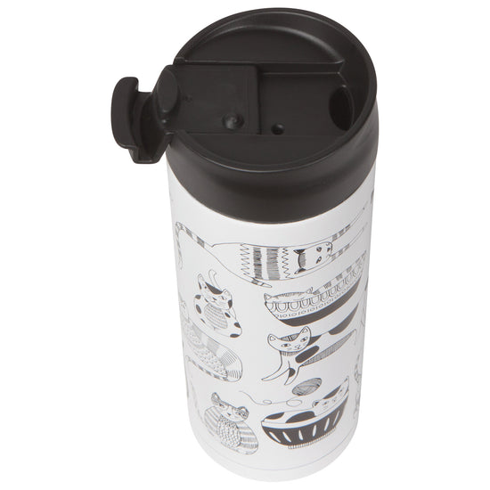 Now Designs Purr Party Cats Stainless Steel Travel Mug