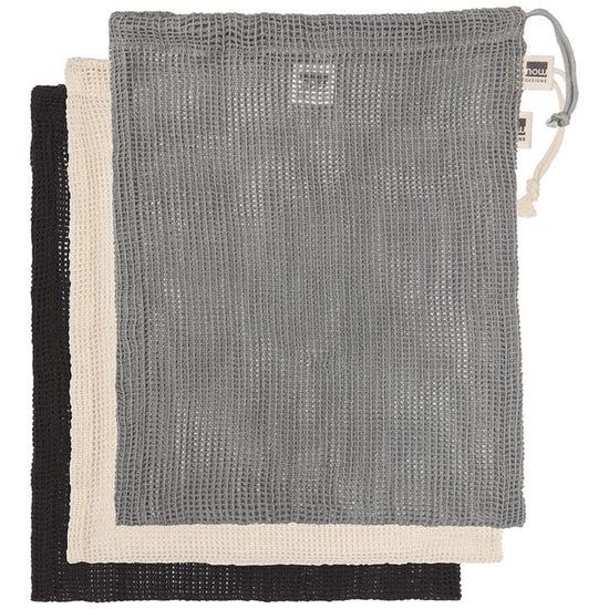 now designs Reusable Le Marche Produce Bags Cloud Gray Set of 3
