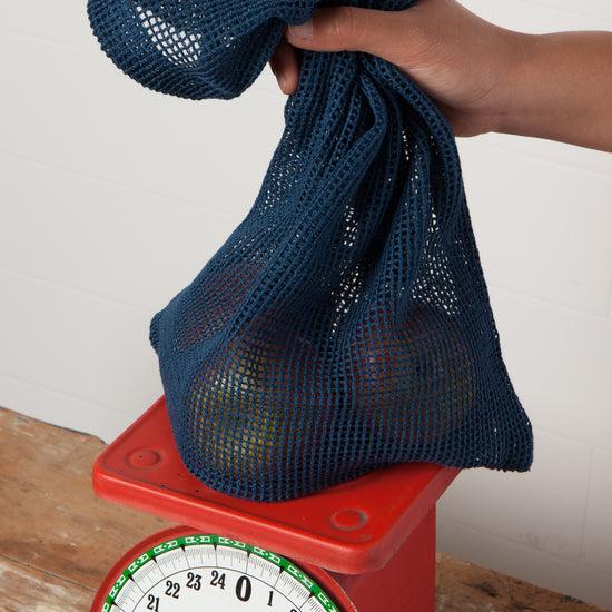 Now Designs Reusable Le Marche Produce Bags Marine Blue Set Of 3