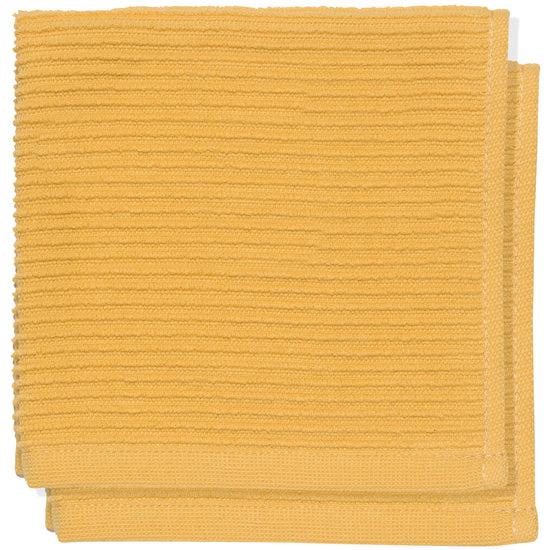 now designs Ripple Dishcloths Honey Yellow Set of 2
