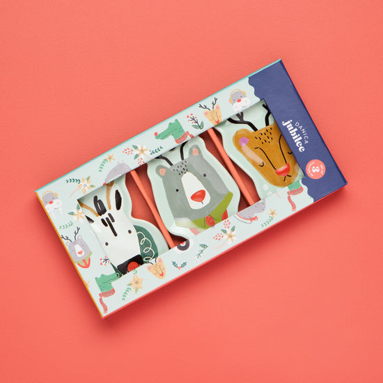 Now Designs Rudolph Imposter Christmas Dishes Set Of 3