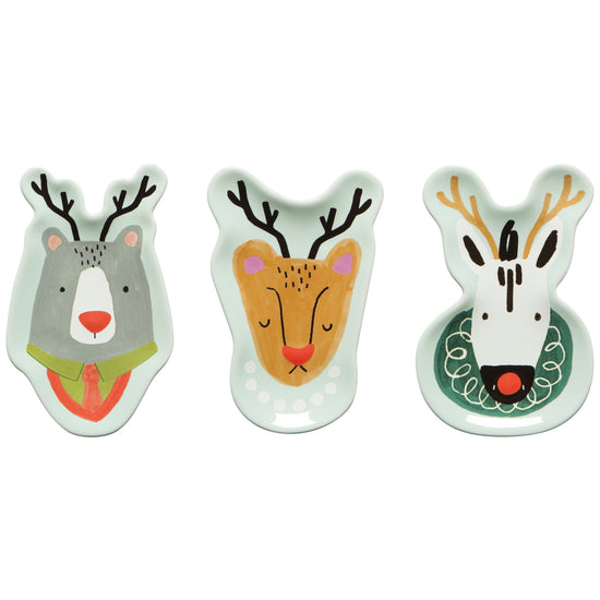 now designs Rudolph Imposter Christmas Dishes Set of 3