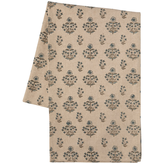 Now Designs Salvia Block Print Tablecloth 60 X 90 Inches