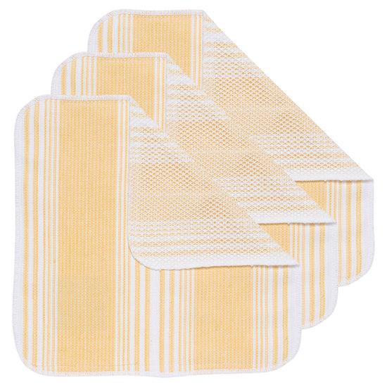 now designs Scrub-It Dishcloths Lemon Yellow Set of 3