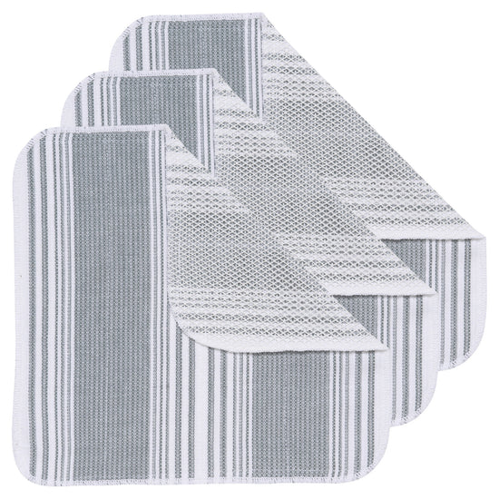 now designs Scrub-It Dishcloths London Gray Set of 3