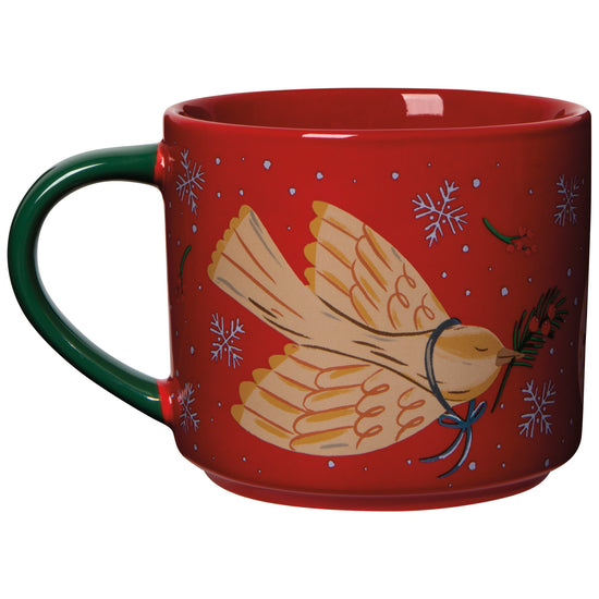 Now Designs Season's Tweetings Christmas Mug With Lid