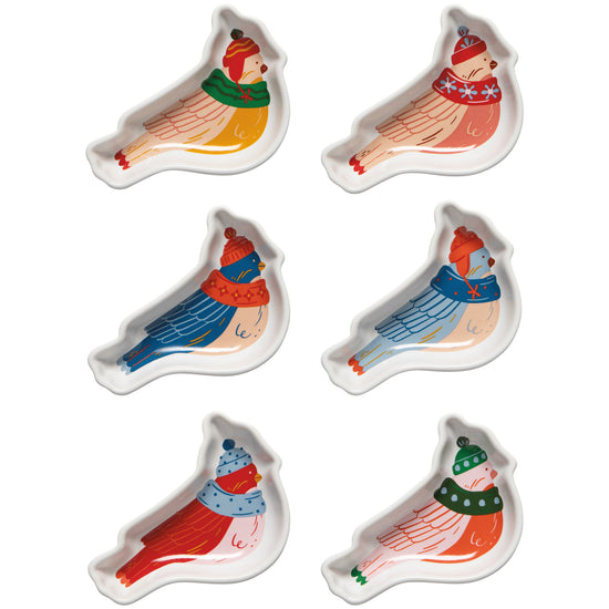 now designs Season's Tweetings Christmas Pinch Bowls Set of 6