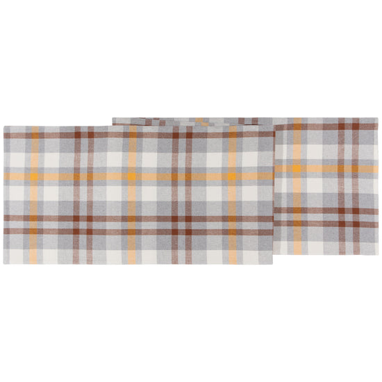 now designs Second Spin 72 inch Table Runner Plaid Maize