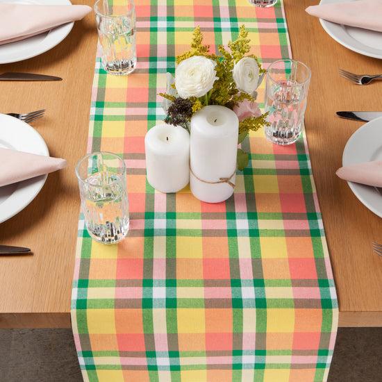 Now Designs Second Spin 72 Inch Table Runner Plaid Meadow