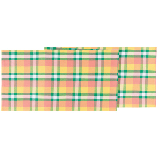 now designs Second Spin 72 inch Table Runner Plaid Meadow