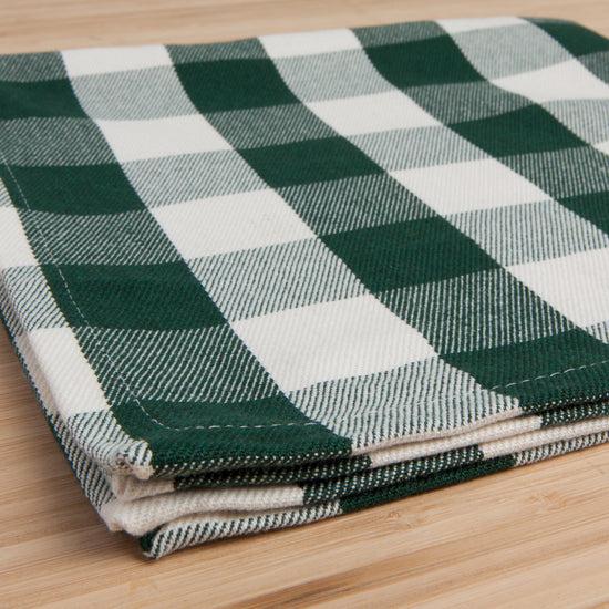 Now Designs Second Spin Buffalo Spruce Green Napkins Set Of 4
