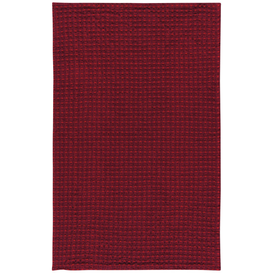 Now Designs Second Spin Burgandy Waffle Dishtowel Set Of 2