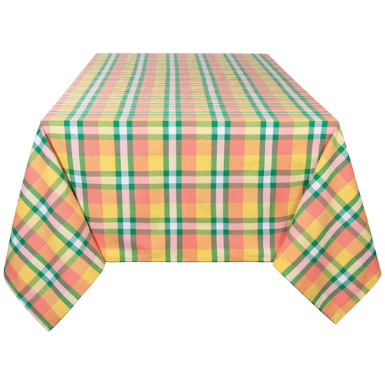 now designs Second Spin Tablecloth 120 inch Plaid Meadow