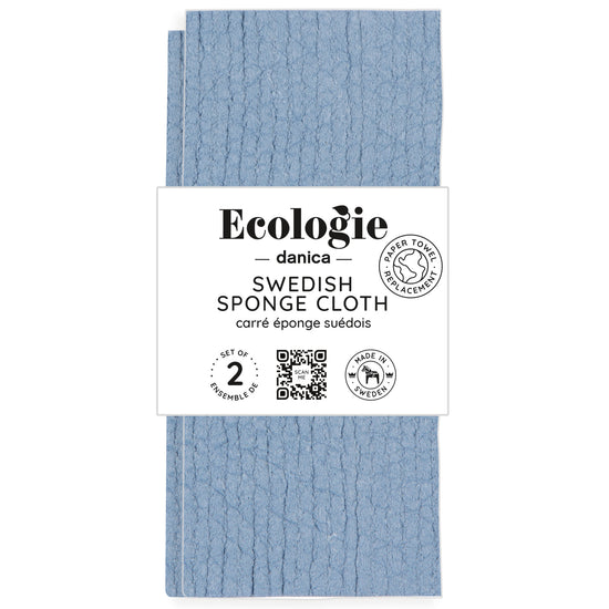 Now Designs Slate Blue Swedish Sponge Cloths Set Of 2