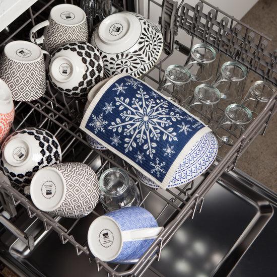 Now Designs Snowflake Ornament Swedish Sponge Cloth