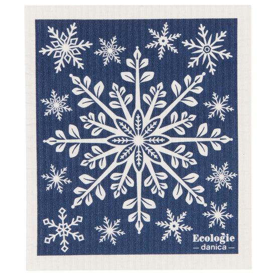 now designs Snowflake Ornament Swedish Sponge Cloth