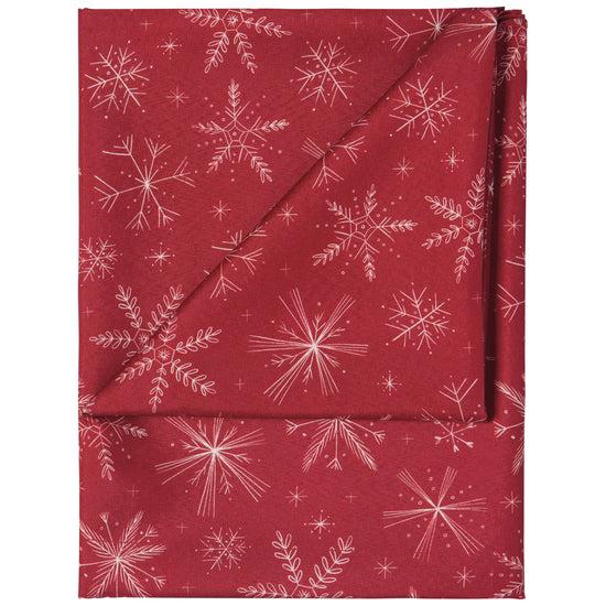 Now Designs Snowflakes Christmas Tablecloth 60 X 90 Inch