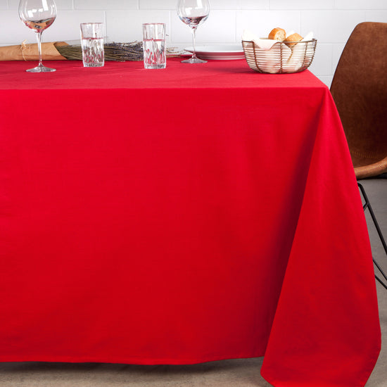 Now Designs Spectrum Table Cloth Chili 60 X 90 Inch