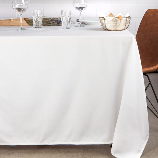 Now Designs Spectrum Table Cloth White 60 X 90 Inch