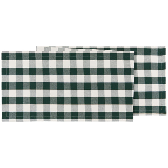 now designs Spruce Buffalo Check Second Spin Table Runner