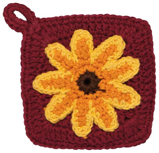now designs Sunflower Splendor Crochet Sponges Set of 2