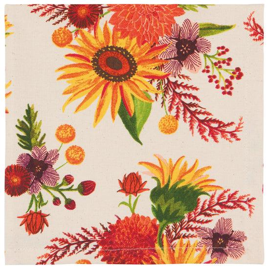 Now Designs Sunflower Splendor Printed Napkins Set Of 4
