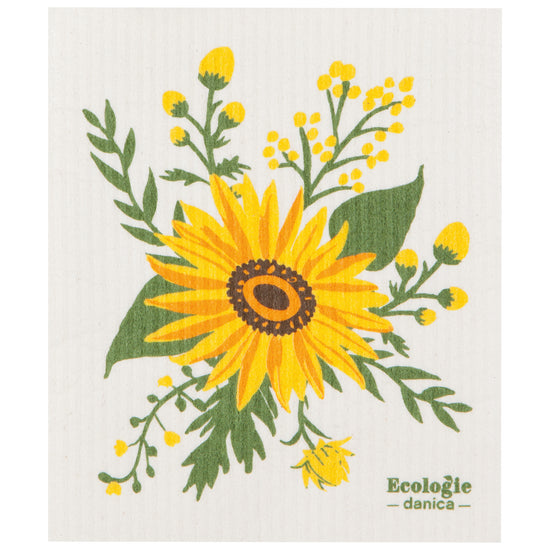 now designs Sunflower Splendor Swedish Sponge Cloth