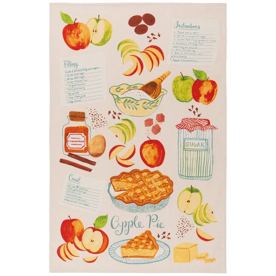 Now Designs Sweet As Pie Printed Cotton Dishtowels Set Of 2