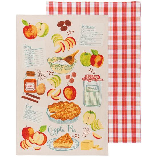 now designs Sweet as Pie Printed Cotton Dishtowels Set of 2