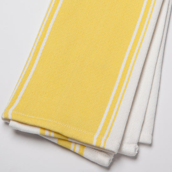 Now Designs Symmetry Dishtowel Lemon Yellow Set Of 2