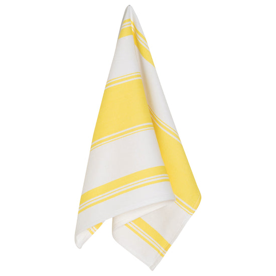 now designs Symmetry Dishtowel Lemon Yellow Set of 2