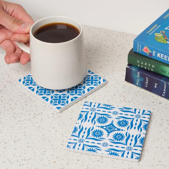 Now Designs Tangier Soak Up Square Coaster Set Of 4