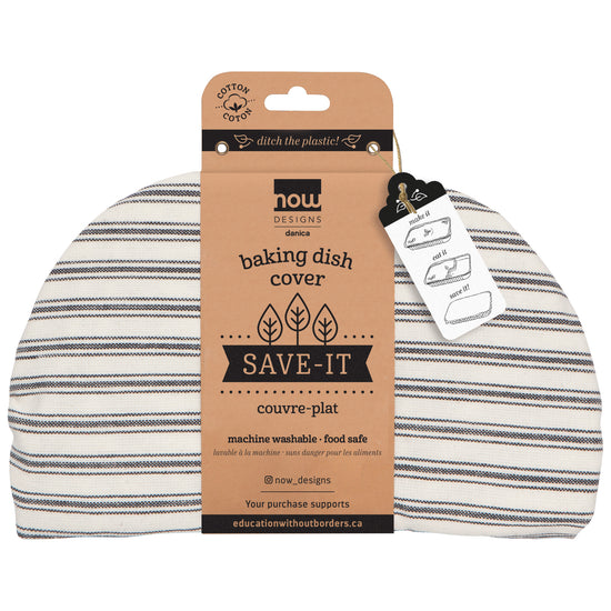 Now Designs Ticking Stripe Save It Baking Dish Cover