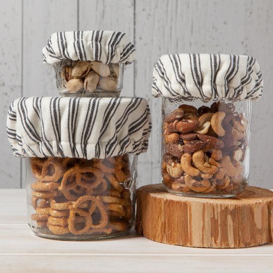Now Designs Ticking Stripe Save It Mini Bowl Cover Set Of 3
