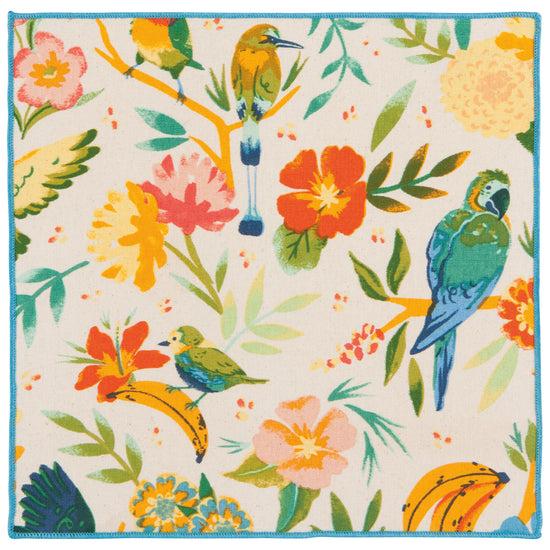 Now Designs Tropical Trove Cocktail Napkins Set Of 4