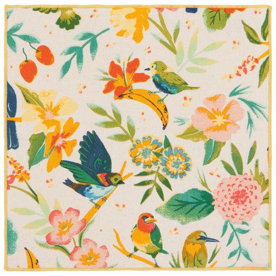 Now Designs Tropical Trove Cocktail Napkins Set Of 4