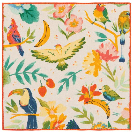 Now Designs Tropical Trove Cocktail Napkins Set Of 4