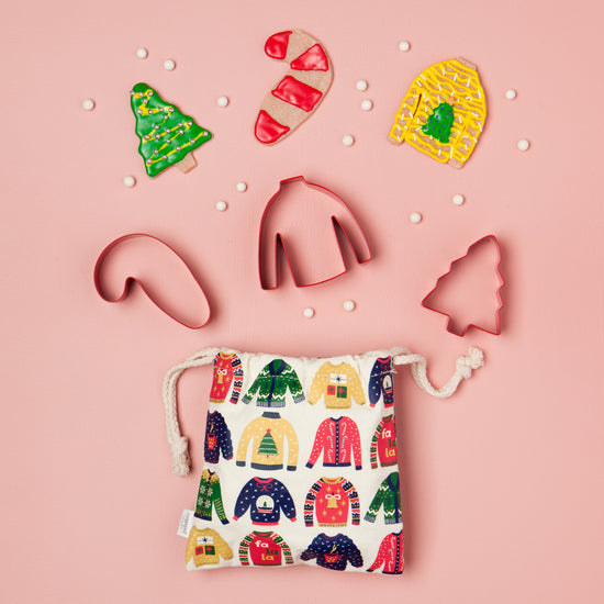 Now Designs Ugly Christmas Sweater Cookie Cutter Set Of 3