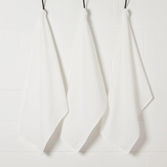Now Designs Unbleached Floursack Dish Towels Set Of 3