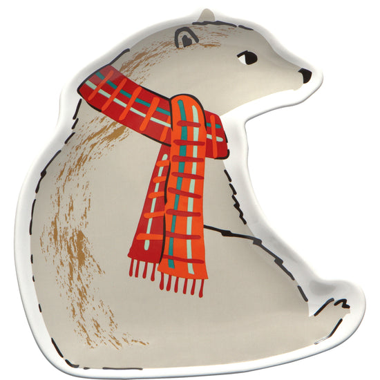 now designs Winter Wilderland Shaped Stoneware Dish