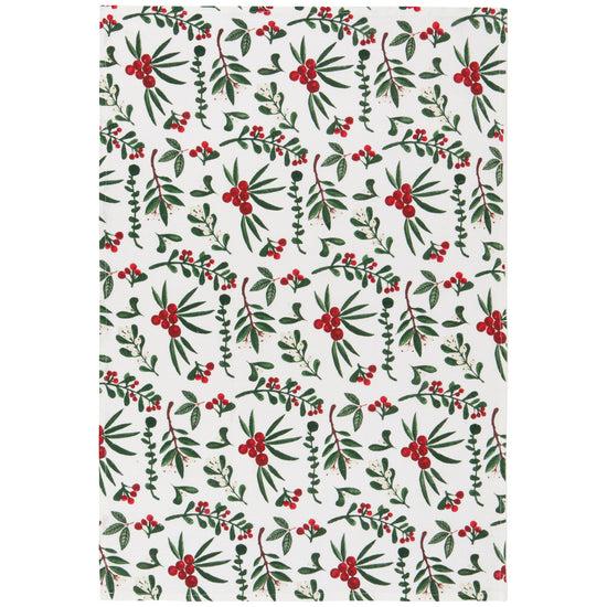 Now Designs Winterberry Bakers Floursack Dishtowels Set Of 3