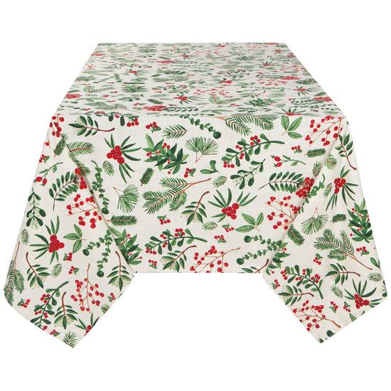 now designs Winterberry Printed Tablecloth 60 x 120 Inches