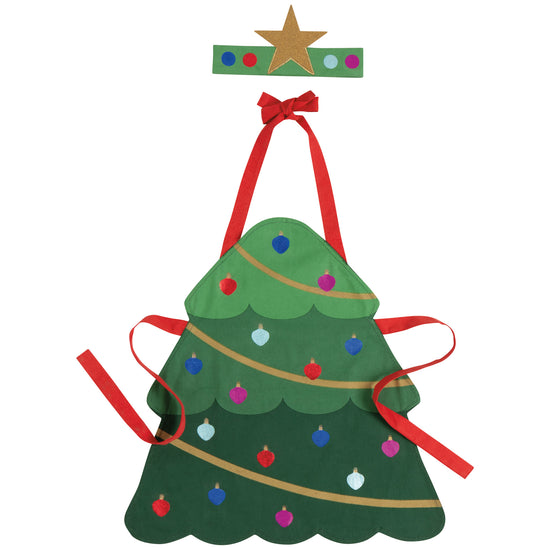 Now Designs Xmas Tree Christmas Daydream Kids Apron And Hat Set