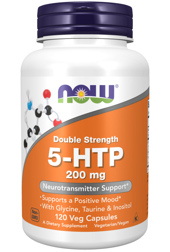 Now Foods 5-HTP Double Strength 200 Mg Veg Capsules